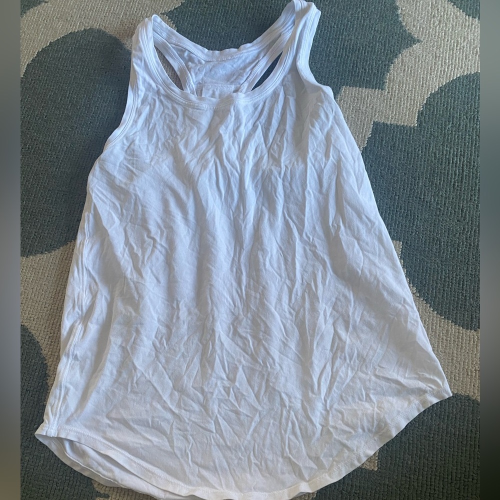 White Lululemon Tank Top